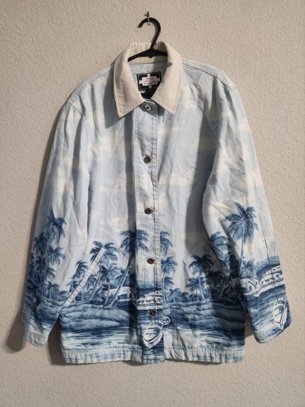 Lauren Ralph Lauren Naval Supply Company Bue Barn jacket Nautical Palm medium